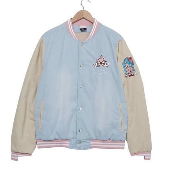 Disney Princesses Denim Women's Bomber Jacket Size 3X - BoxLunch Exclusive - Picture 6 of 10
